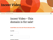 Tablet Screenshot of incestvideo.com